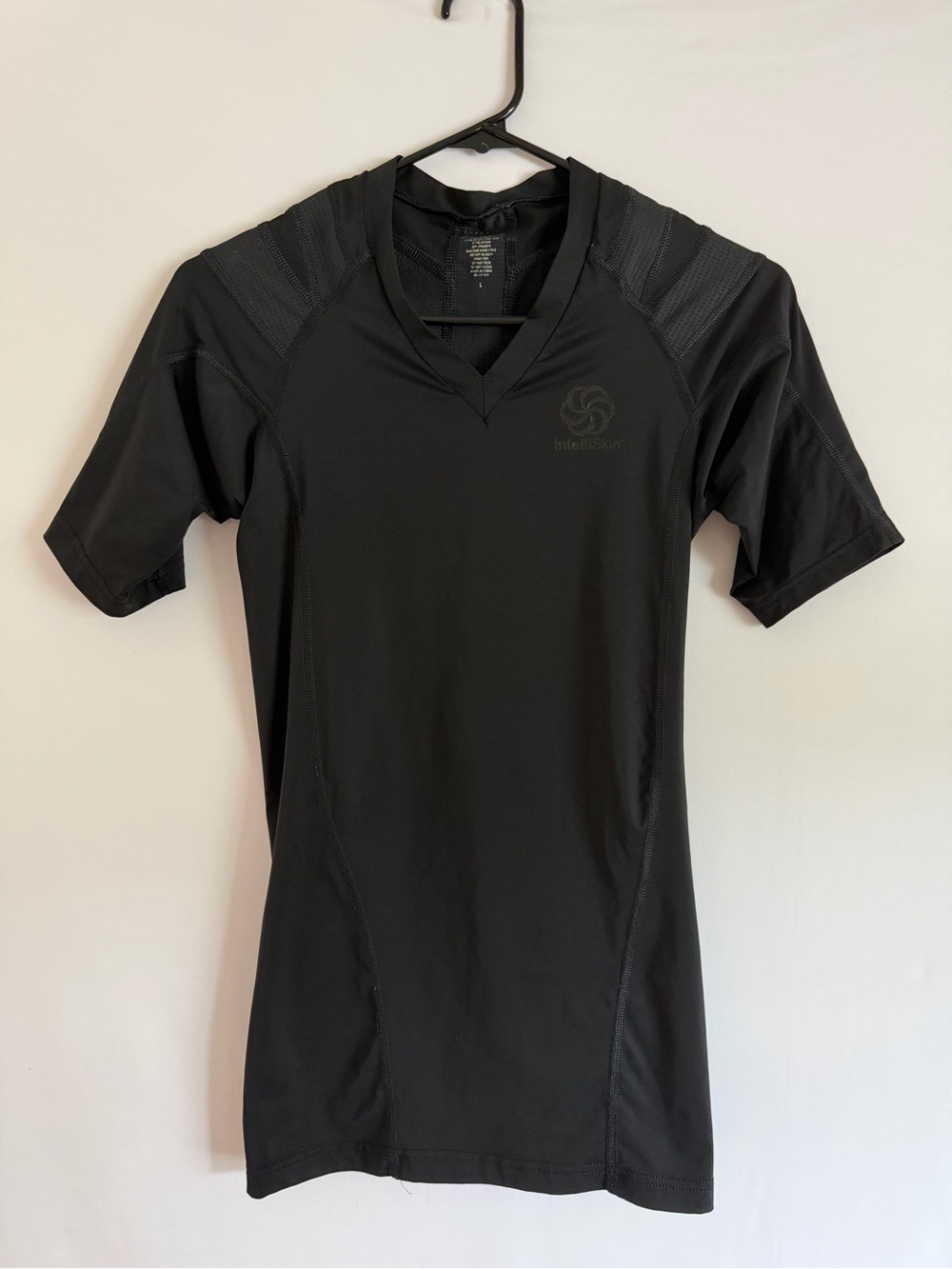 Intelliskin Men’s L Stand Tall Foundation Tee Black Tight
